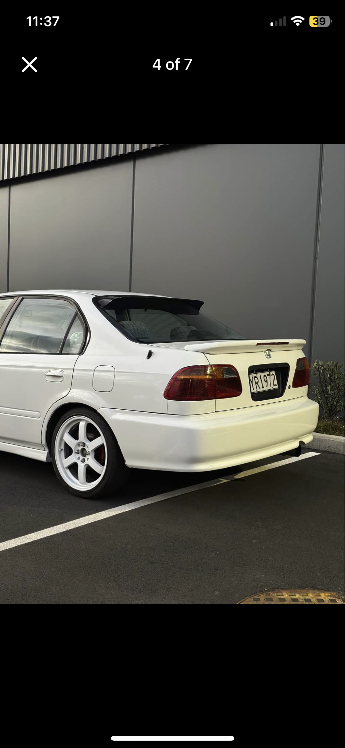 Honda Civic EK SEDAN Roof Spoiler / Roof Wing 1995-2000